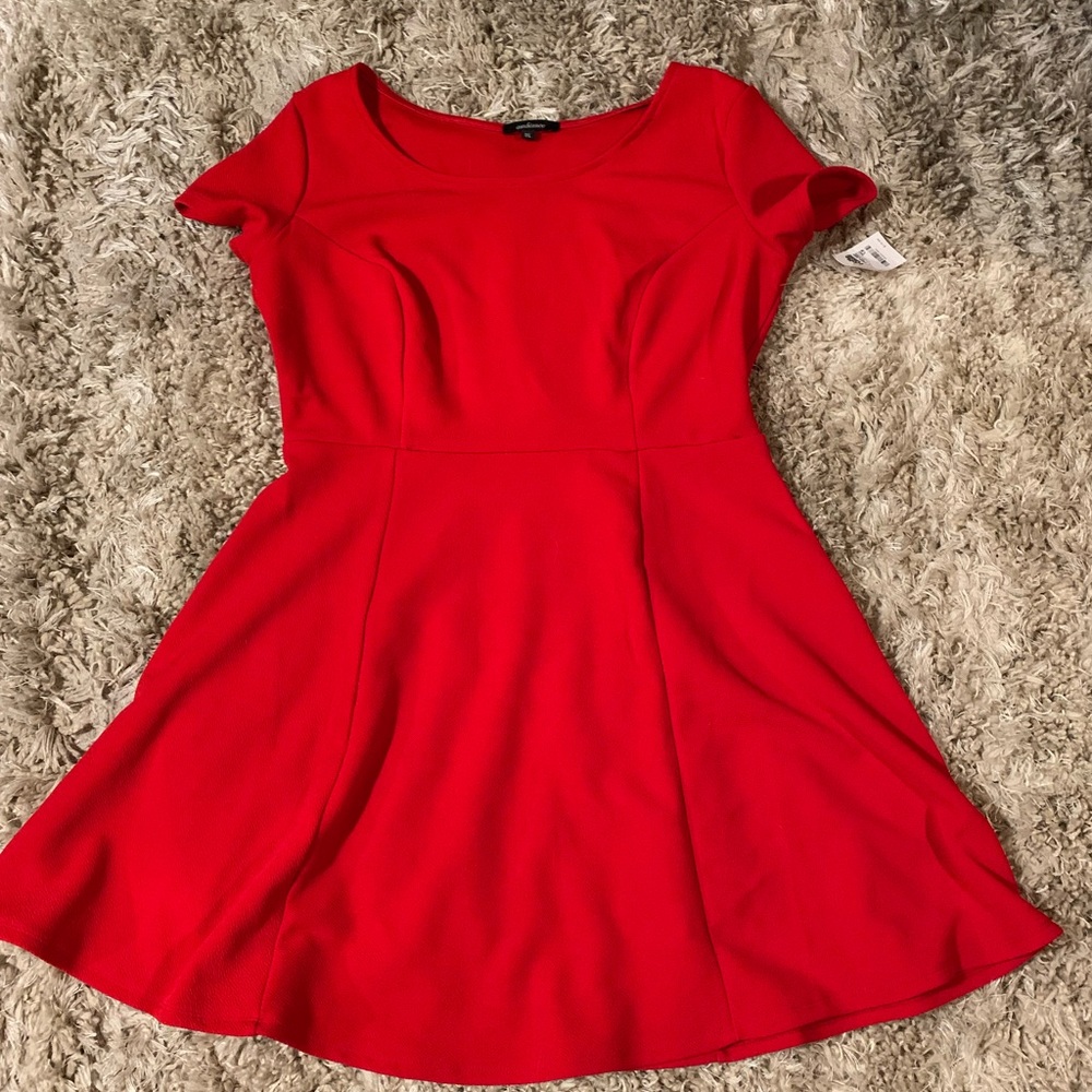 New Charlotte Russe Red Fit & Flare Dress - 1X